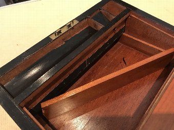 Antique antique writing slope box 