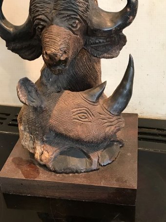 Antique African root carving
