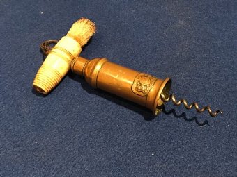 Vintage Brass Corkscrew Bottle Opener