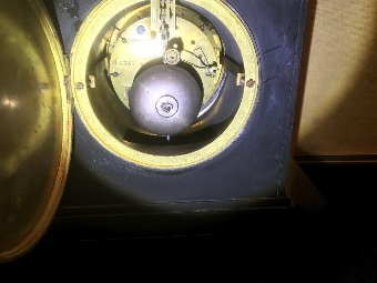 Antique Egyptian clock garniture  Clock set