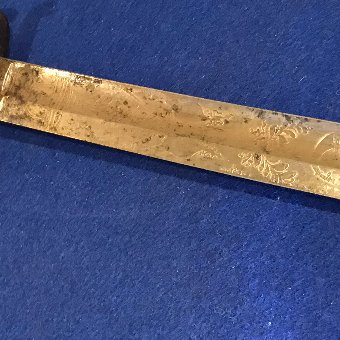 Antique British Army Officers Victorian sword