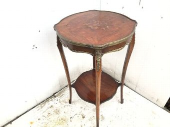 Beautiful  French Kingwood side table