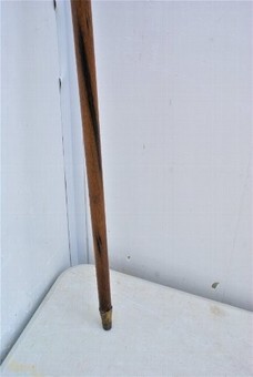 Antique Gentlemans sword stick with silver mount handle