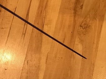 Antique Gentleman’s walking stick come sword stick ebonised
