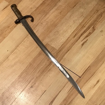 Antique French 1874 Bayonet and sccabard