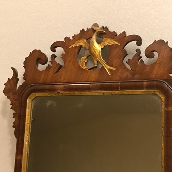 Antique Georgian wall mirror