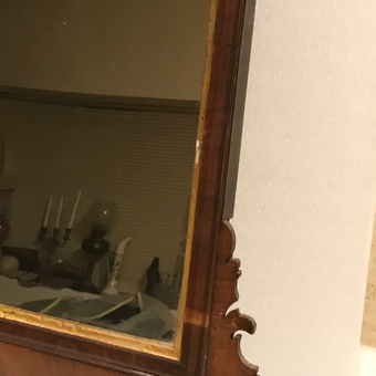 Antique Georgian wall mirror