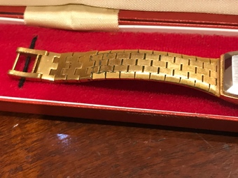 Antique Ladies Waltham gold plated wristwatch