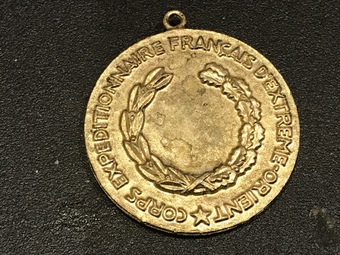 Antique French Indo China military medal