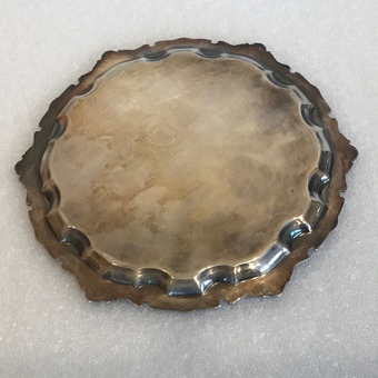 Antique Silver plated tray