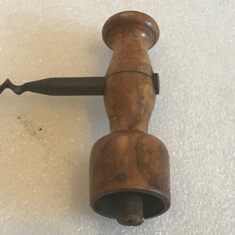 Antique Corkscrew bottle opener 