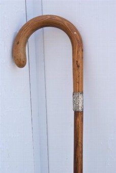 Antique Gentleman's sword stick with silver mount