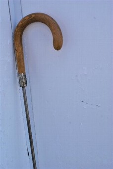 Antique Gentleman's sword stick with silver mount
