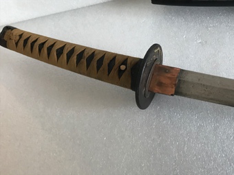 Antique Katana signed blade 17th century Japanese Samurai