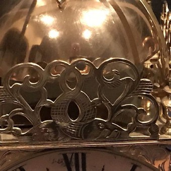 Antique English Fuse 8 Day Passing Strike Lantern Clock