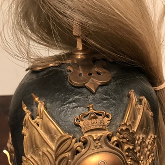 Antique Portuguese  Military Helmet