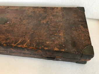 Antique James Purdey & Sons London leather gun case