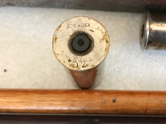 Antique James Purdey & Sons London leather gun case