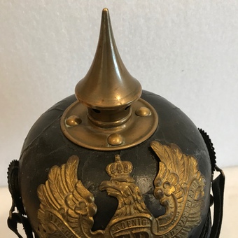 Antique Imperial Germany 1ww soldiers pickelhaube helmet