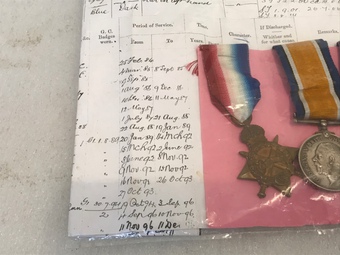 Antique William Henry Morris Royal Navy Medals with paperwork 