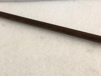 Antique Gentleman’s walking stick sword stick with silver mounts 