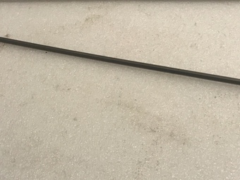 Antique Gentleman’s walking stick sword stick with horn handle 