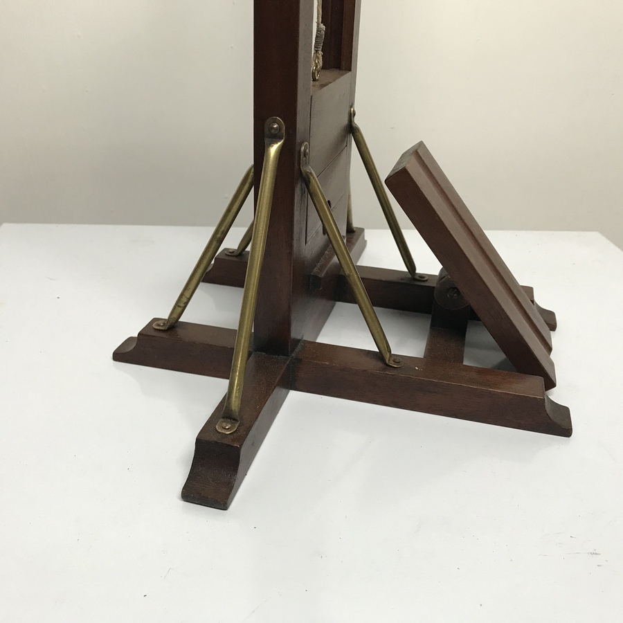 Antique guillotine French desk top cigar cutter  