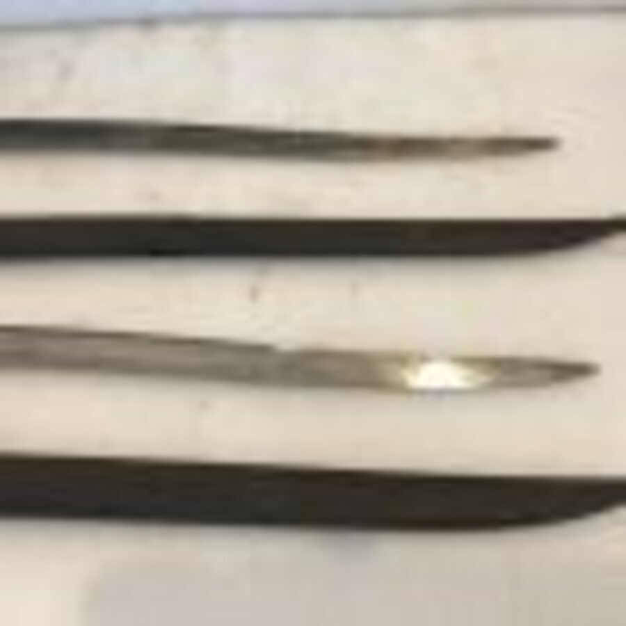 Antique Franco Prussian war French pair of Bayonets