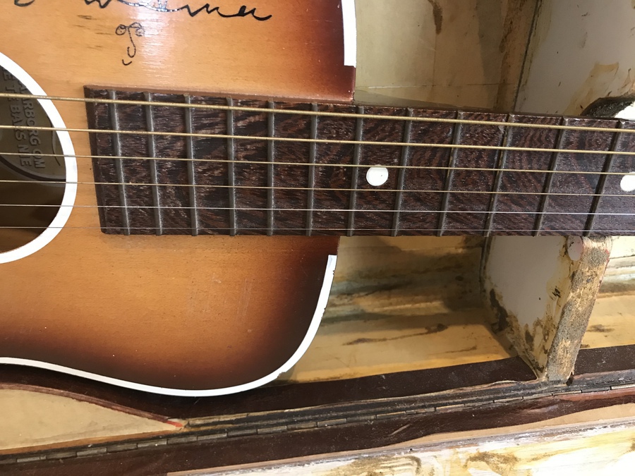 Antique Gallotone Champion acoustic guitar 