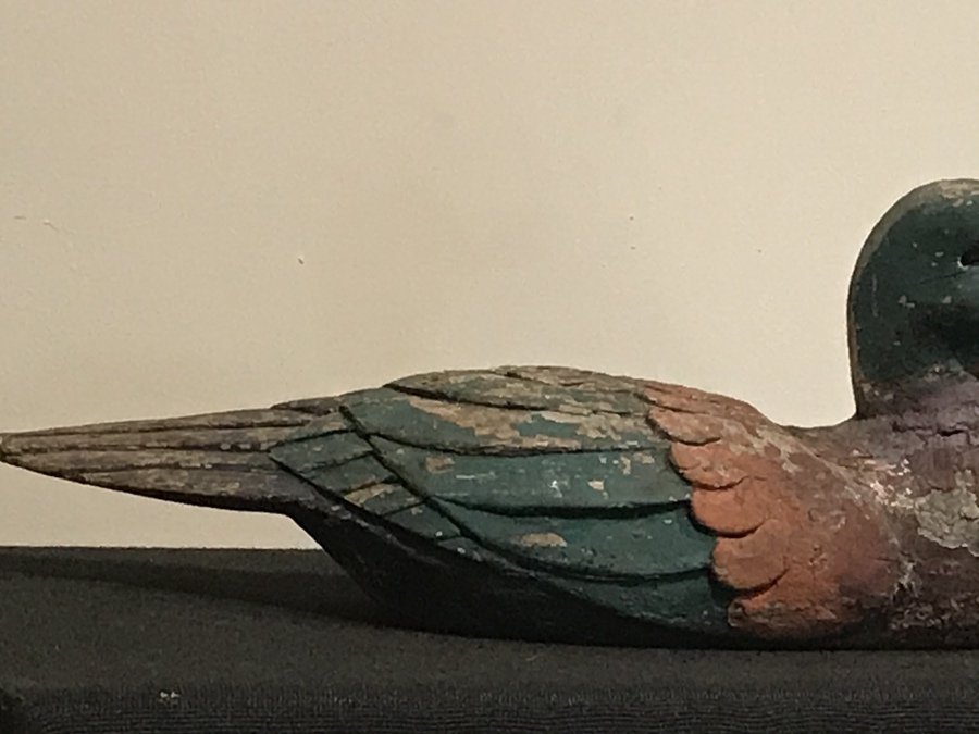 Antique Decoy Duck Victorian American 