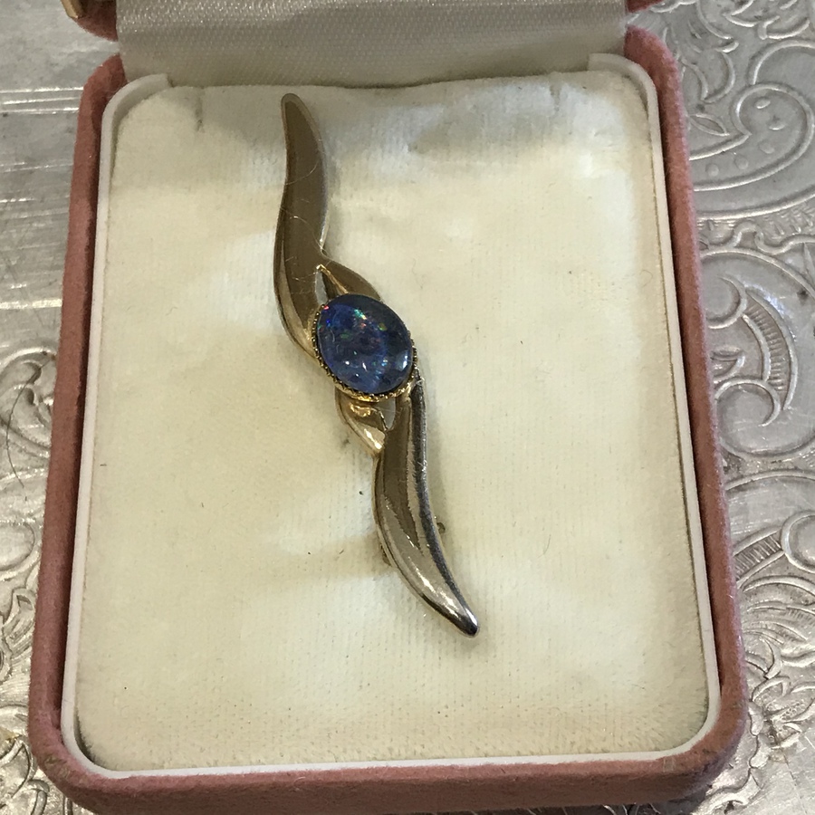 Antique Opal brooch Australian 