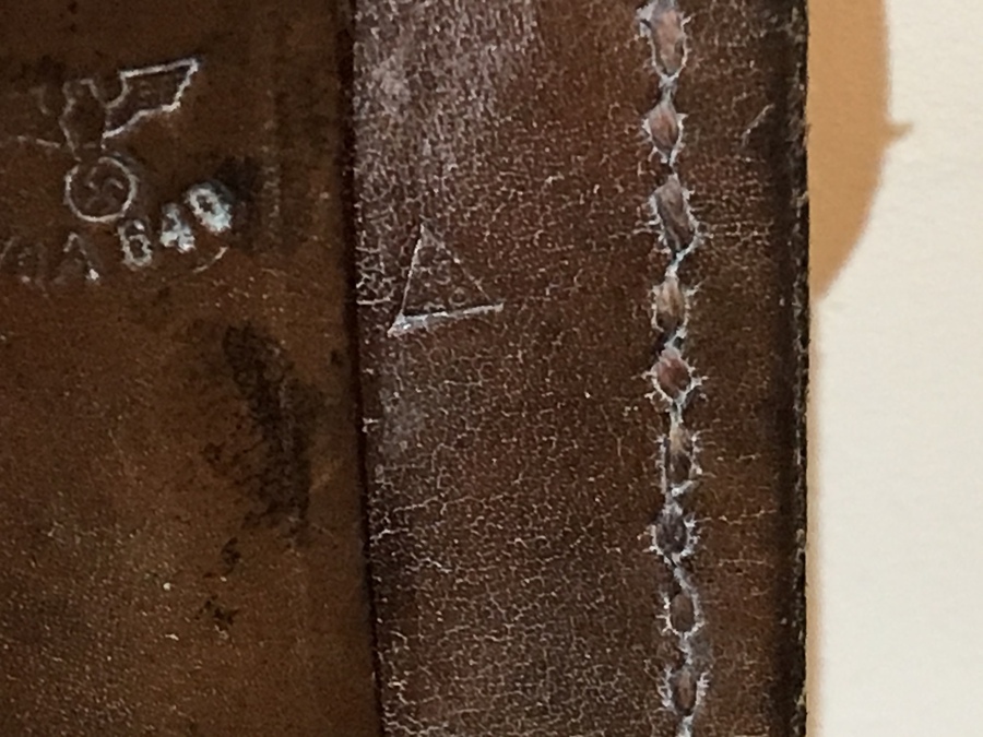 Antique German Soldiers magazine’s leather pouches