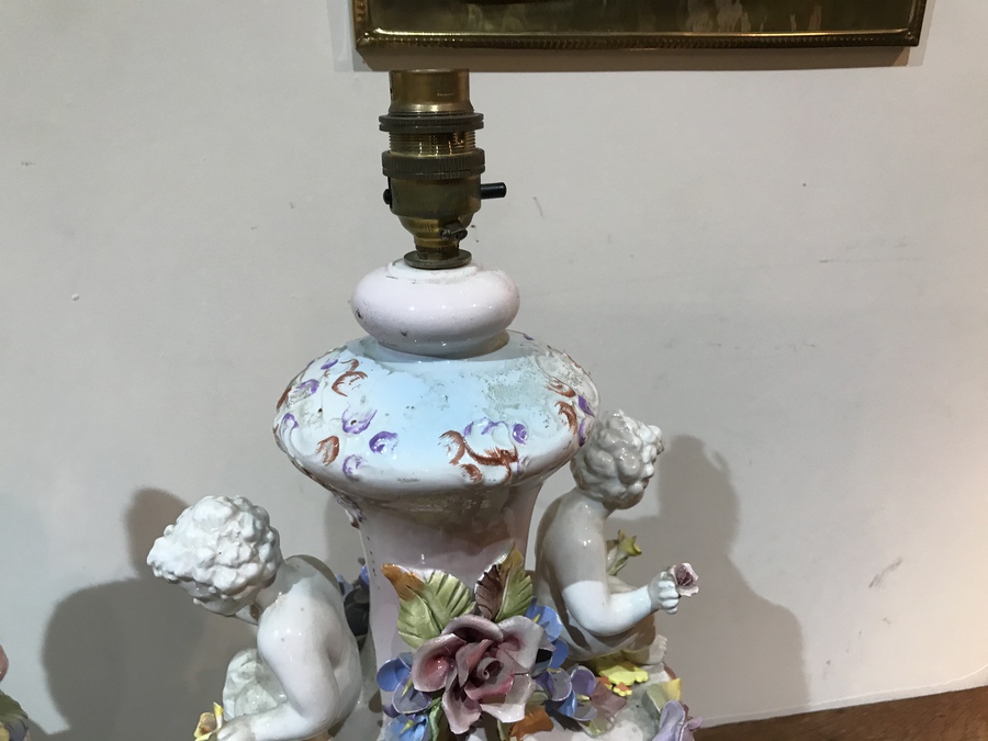 Antique Pair of decorative tables lamps