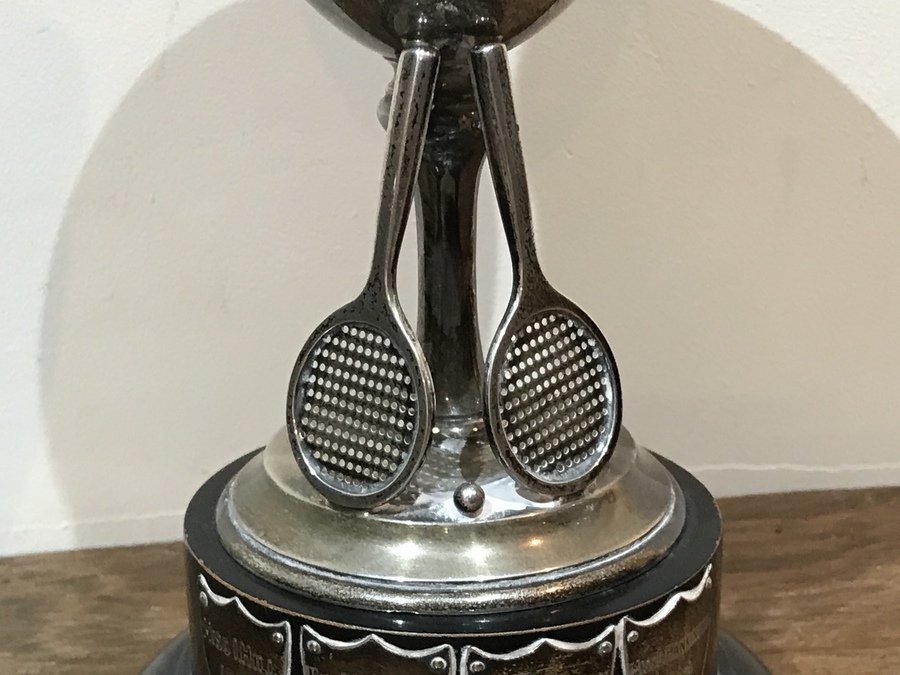 Antique Tennis Cup Ladies Champions 1920’s solid silver