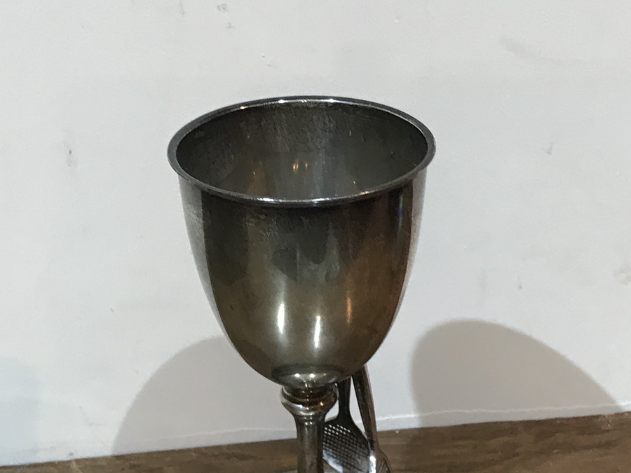 Antique Tennis Cup Ladies Champions 1920’s solid silver