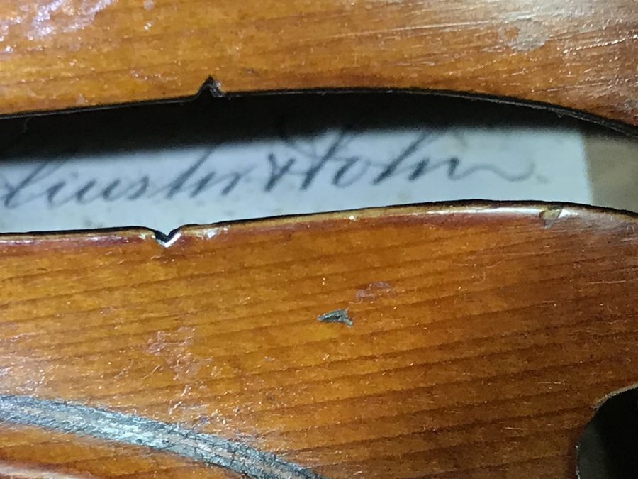 antique violin labels book