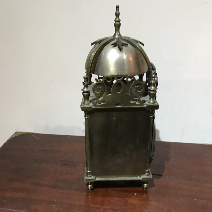 Antique Lantern clock with free worldwide delivery 
