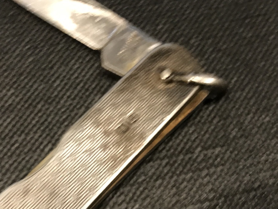 Antique Silver pocket knife hallmarked for Birmingham 1924