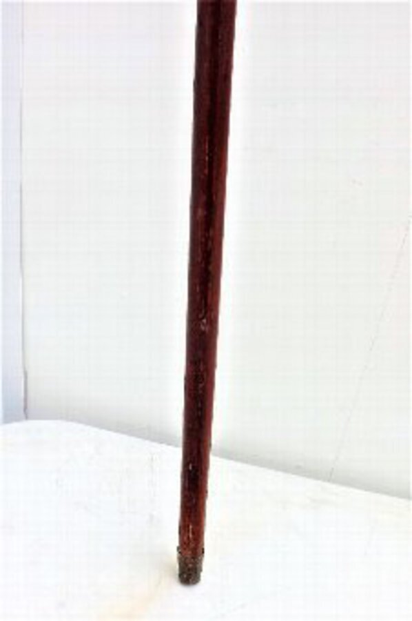 Antique Gentleman's sword stick with horn and metal  mount