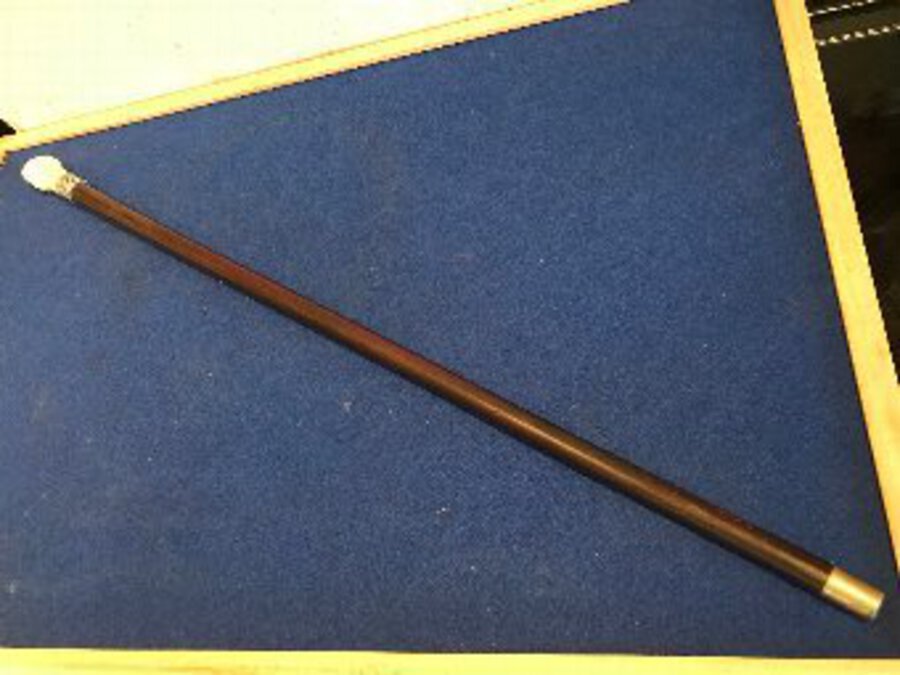 Antique Bovine handled gentleman’s walking stick  come sword stick 