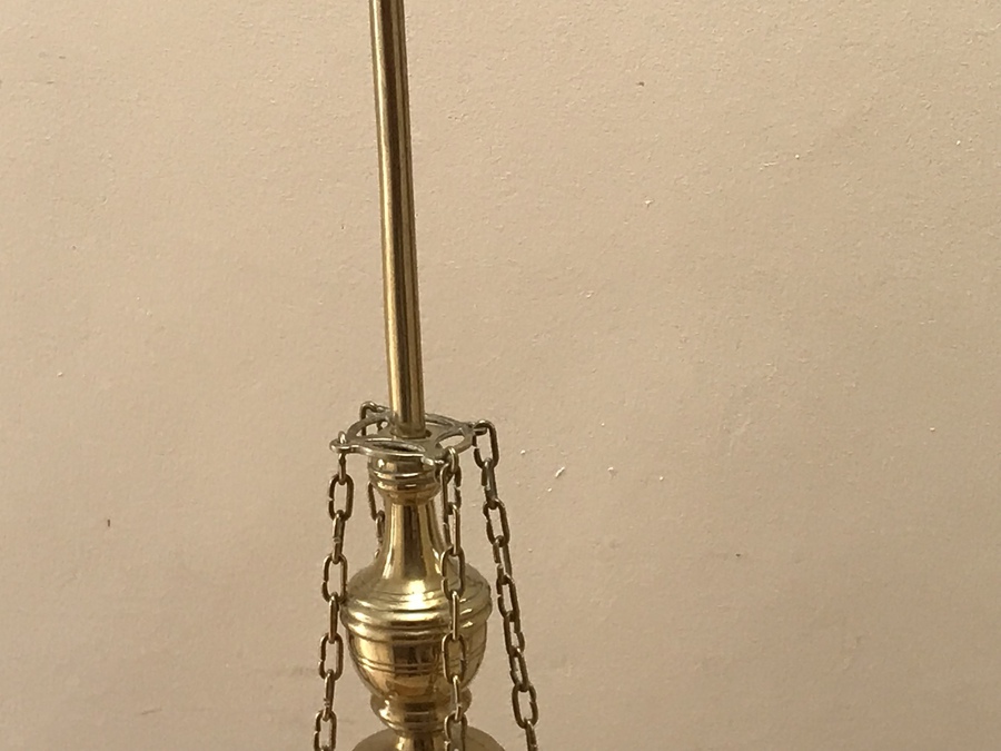 Antique Victorian Colza 4 section oil lamp