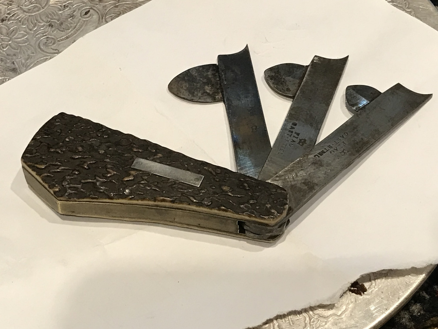 Antique Rare Georgian Surgeons bleed knife
