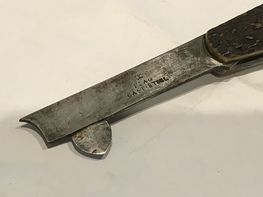 Antique Rare Georgian Surgeons bleed knife