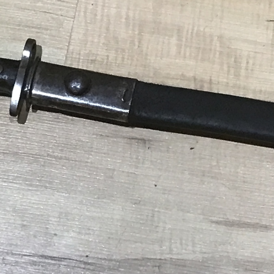 Antique Bayonet and scabbard British early 20th century.