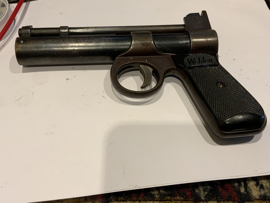 Antique The Webley Junior .177 air pistol