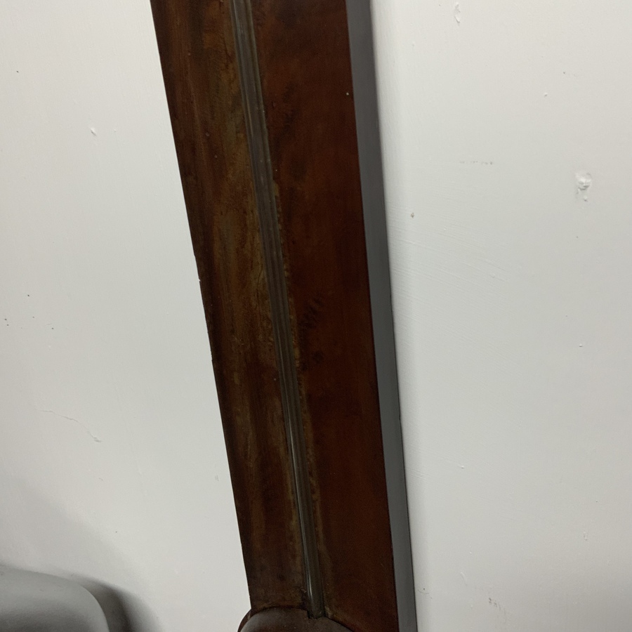 Antique Stick barometer for restoration French Georgian Mahogany