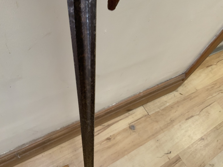 Antique Sword & Scabbard British Army Victorian Maker Hawksworth  Sheffield 