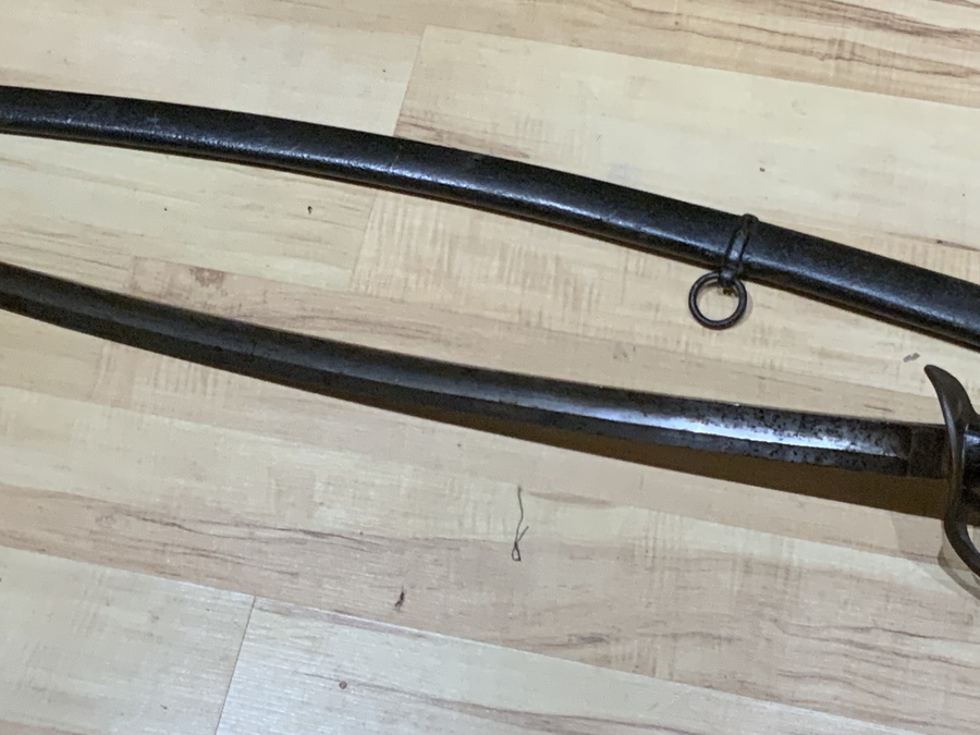 Antique Sabre and scabbard 1840’s USA Calvary sword,  rare sabre