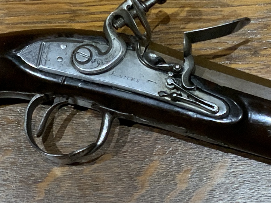 Antique Flint lock pistol by Eames of Dublin