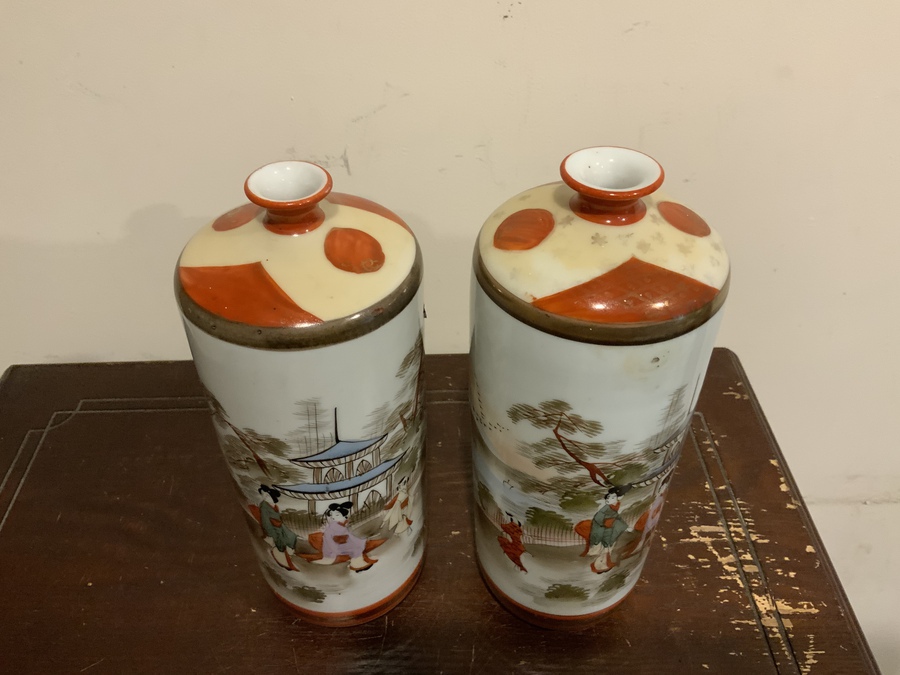 Antique Japanese Satsumas Vases